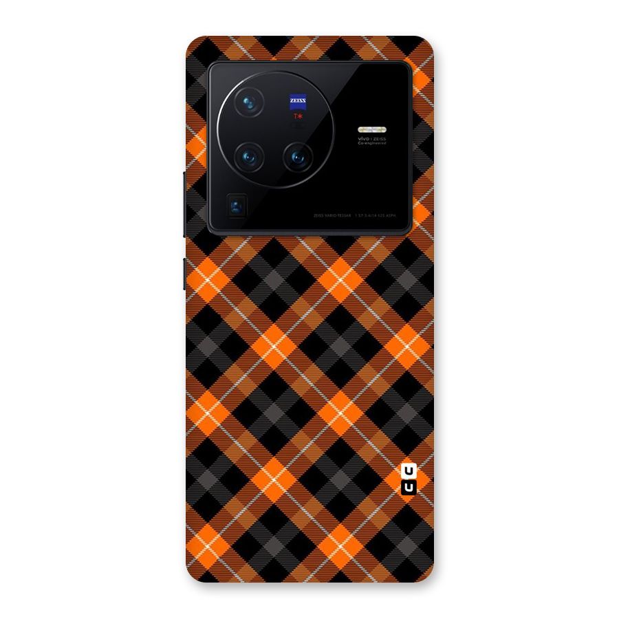 Best Textile Pattern Back Case for Vivo X80 Pro