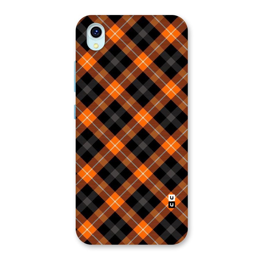 Best Textile Pattern Back Case for Vivo Y1s