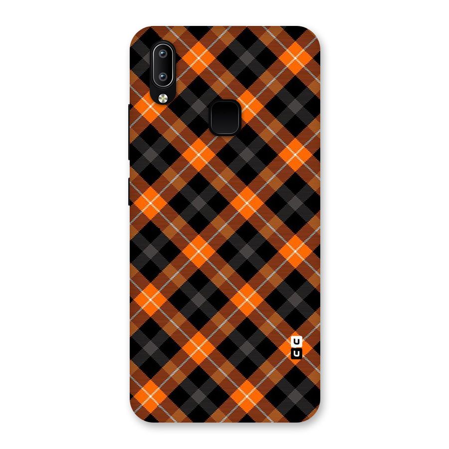 Best Textile Pattern Back Case for Vivo Y93