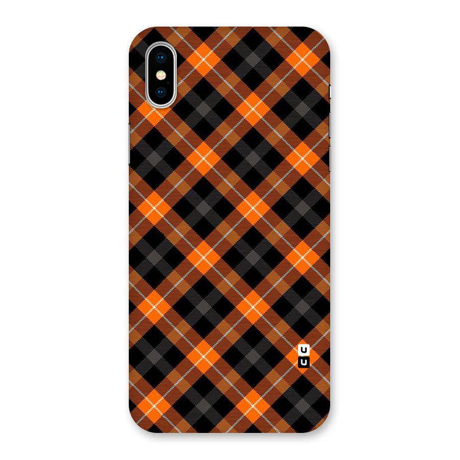 Best Textile Pattern Back Case for iPhone X