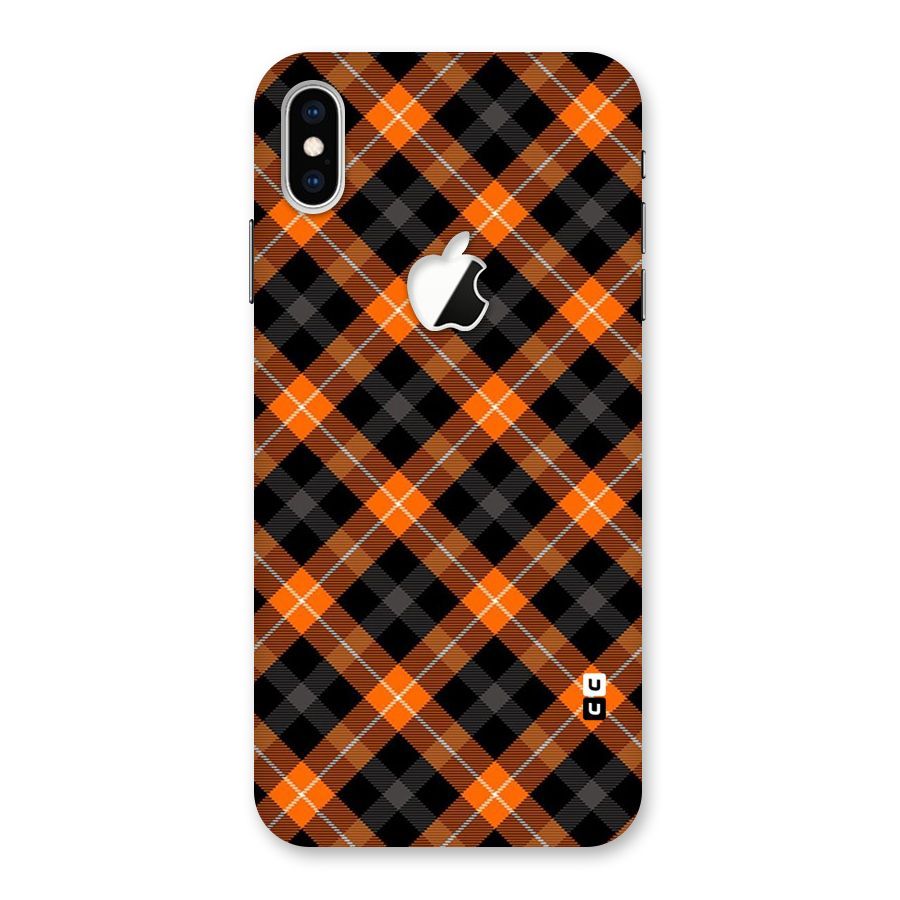 Best Textile Pattern Back Case for iPhone XS Max Apple Cut