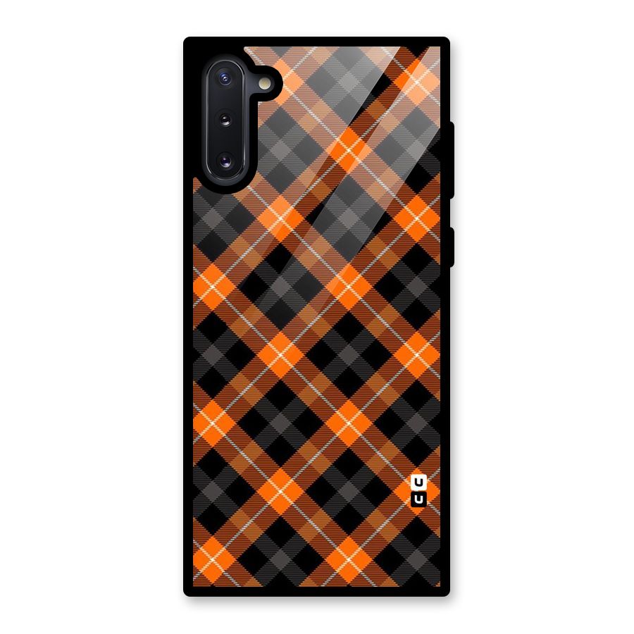 Best Textile Pattern Glass Back Case for Galaxy Note 10