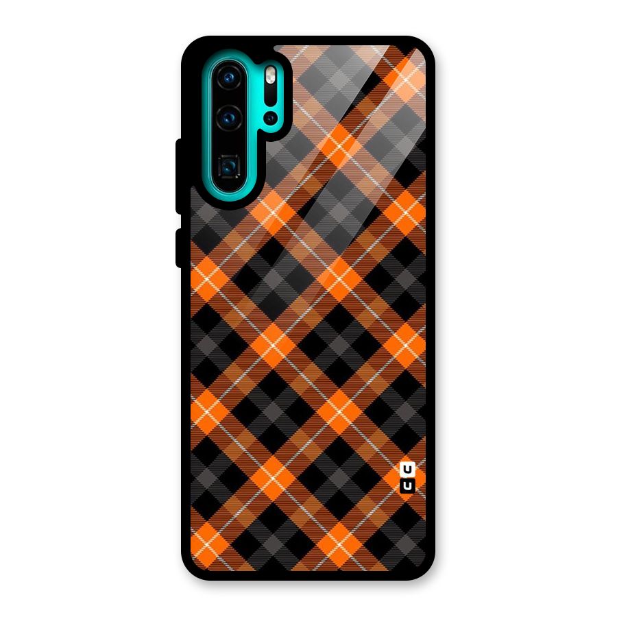 Best Textile Pattern Glass Back Case for Huawei P30 Pro