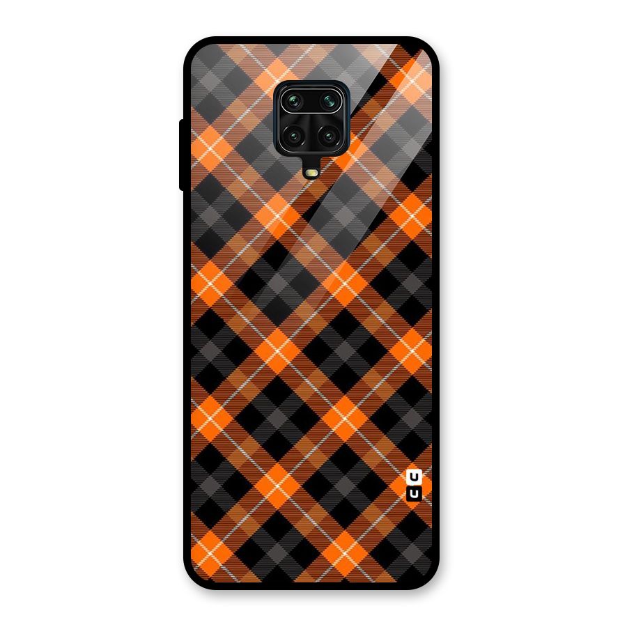 Best Textile Pattern Glass Back Case for Poco M2 Pro