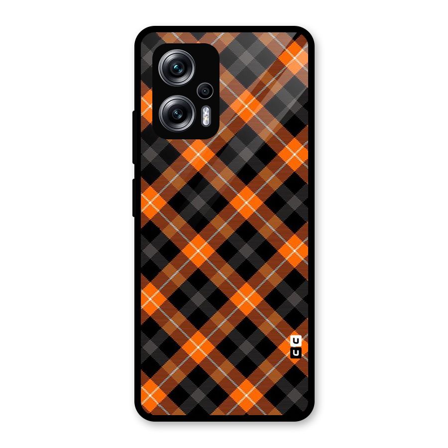 Best Textile Pattern Glass Back Case for Redmi K50i
