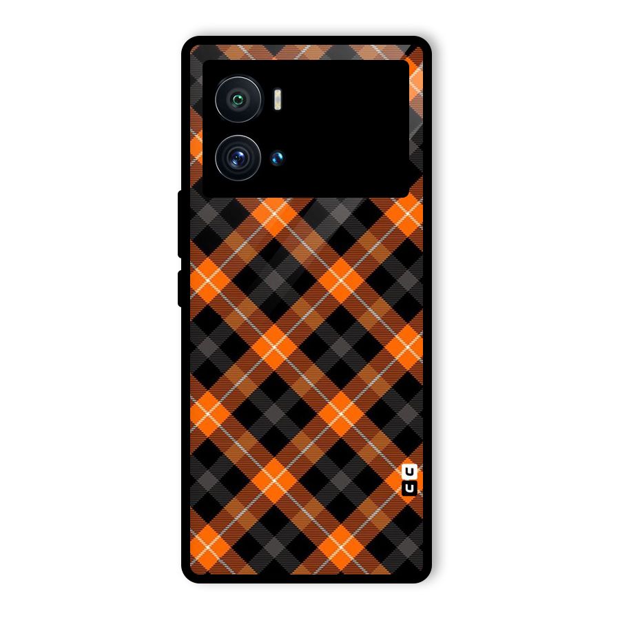 Best Textile Pattern Glass Back Case for Vivo iQOO 9 Pro