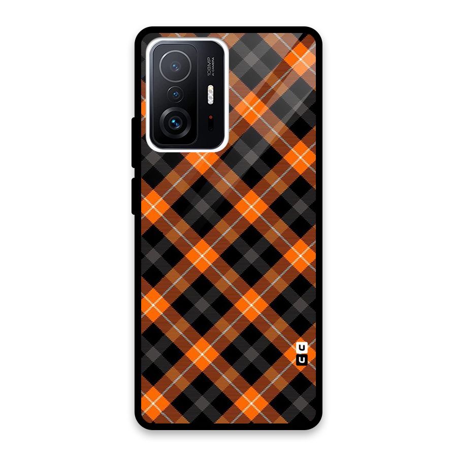 Best Textile Pattern Glass Back Case for Xiaomi 11T Pro