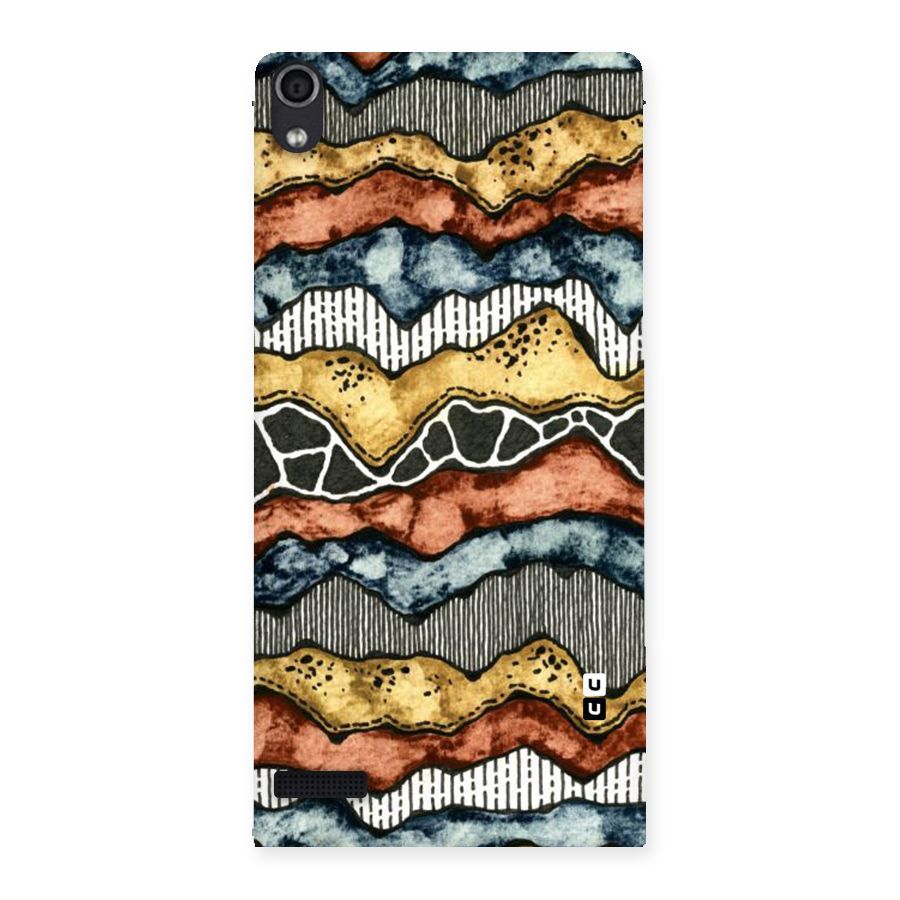 Best Texture Pattern Back Case for Ascend P6