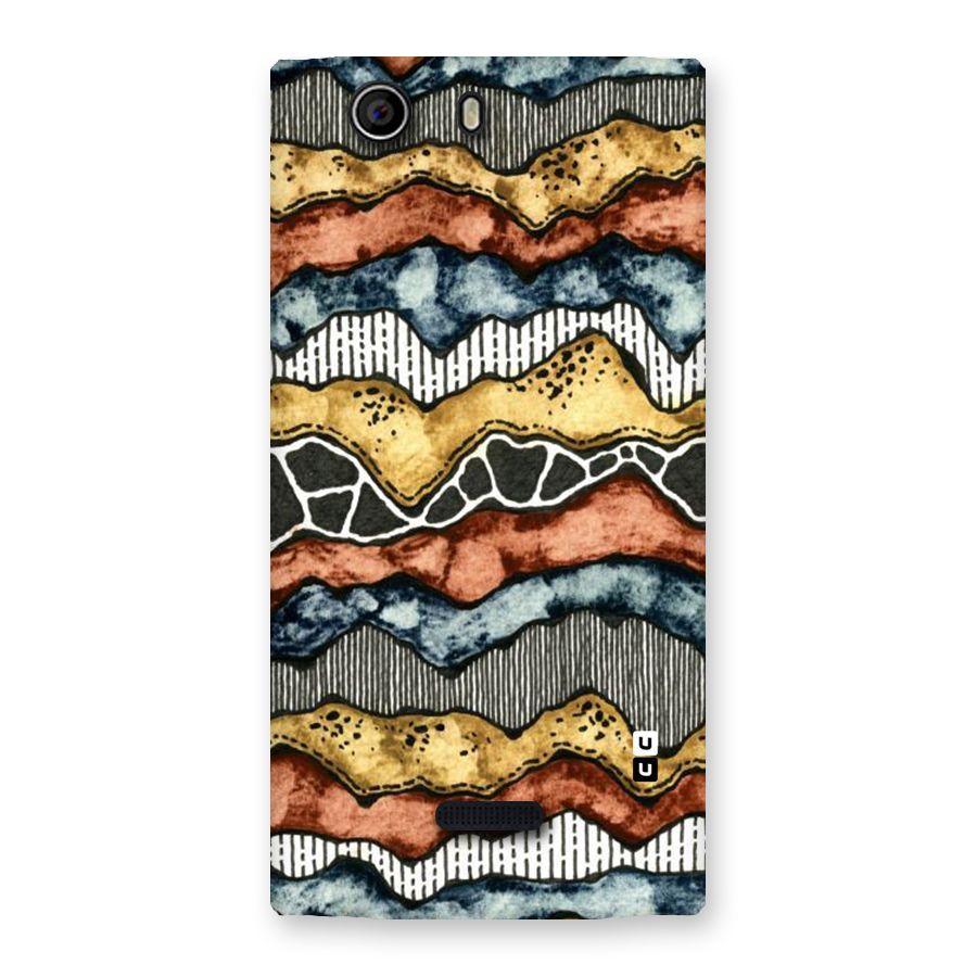 Best Texture Pattern Back Case for Canvas Nitro 2 E311