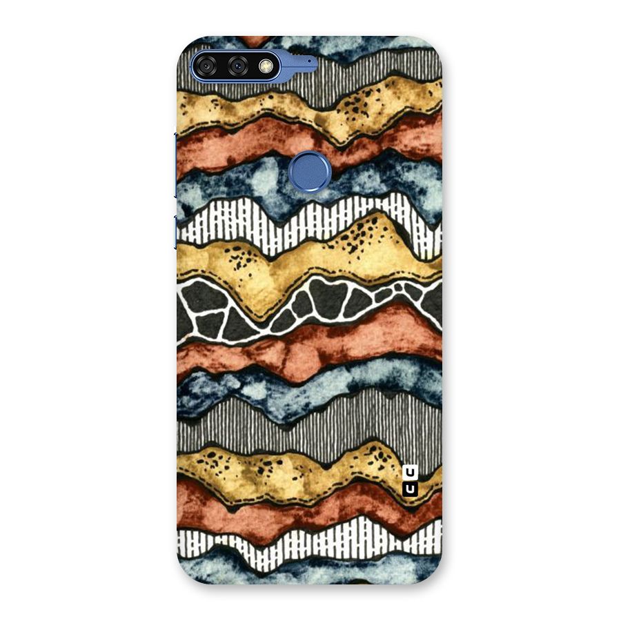 Best Texture Pattern Back Case for Honor 7C