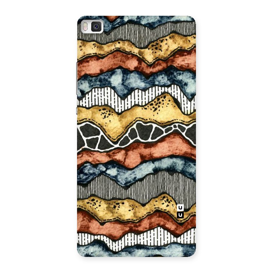 Best Texture Pattern Back Case for Huawei P8