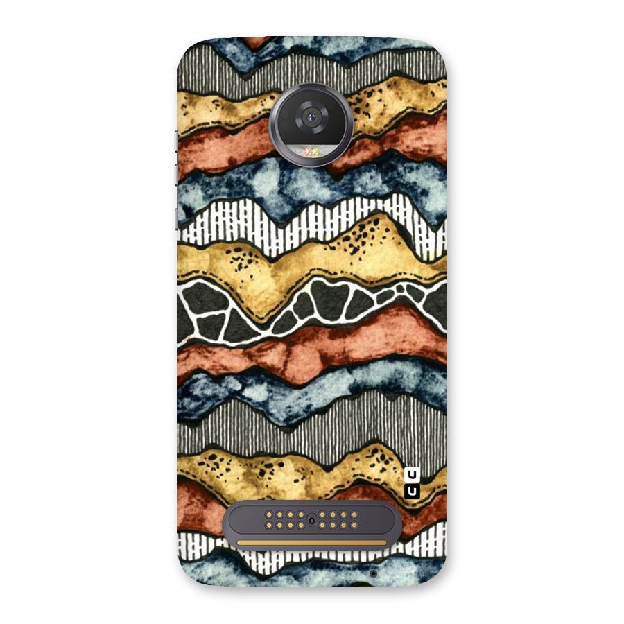 Best Texture Pattern Back Case for Moto Z2 Play