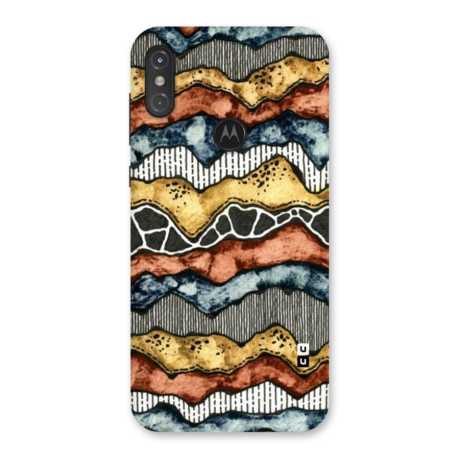 Best Texture Pattern Back Case for Motorola One Power