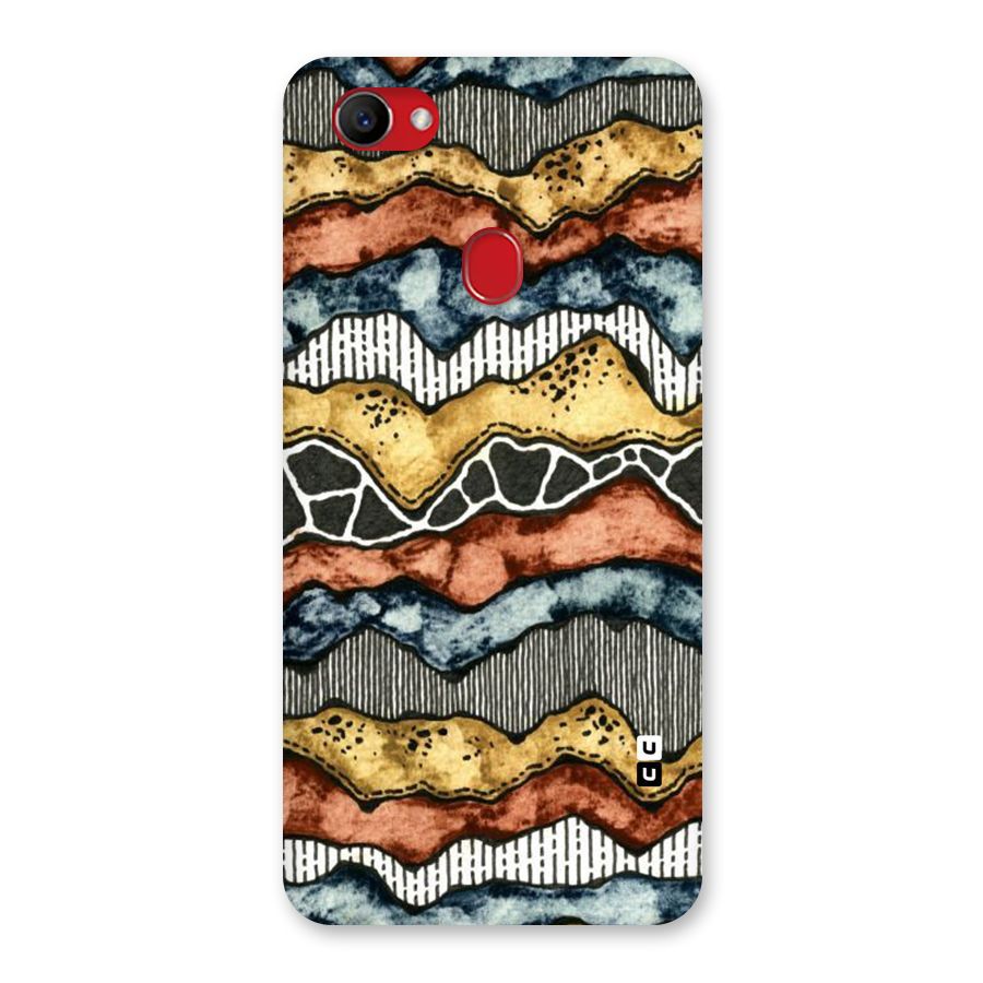 Best Texture Pattern Back Case for Oppo F7