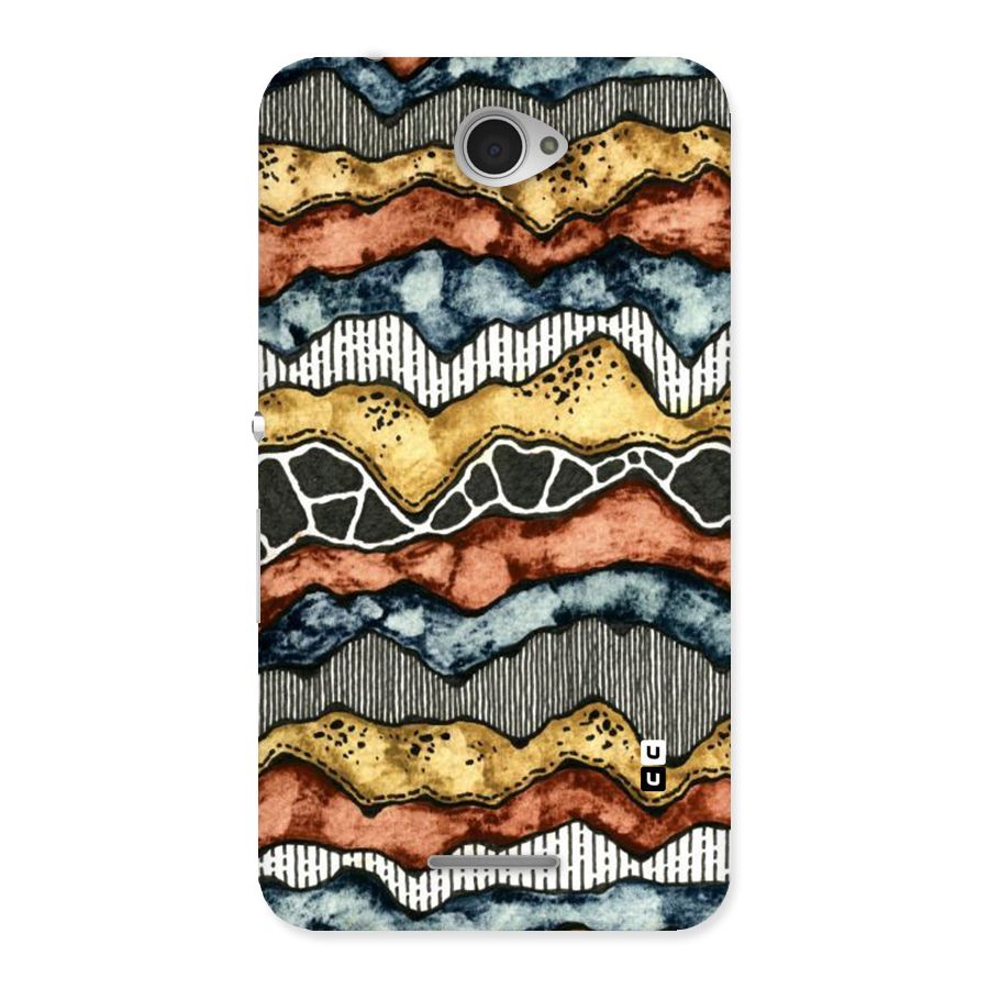 Best Texture Pattern Back Case for Sony Xperia E4