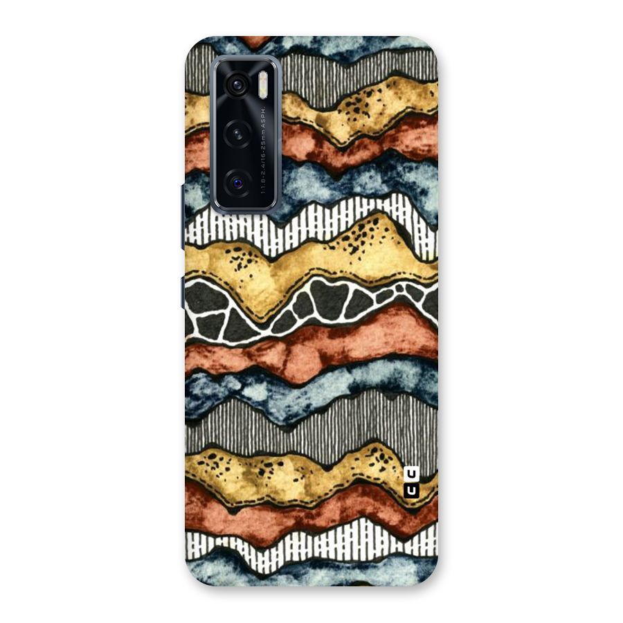 Best Texture Pattern Back Case for Vivo V20 SE