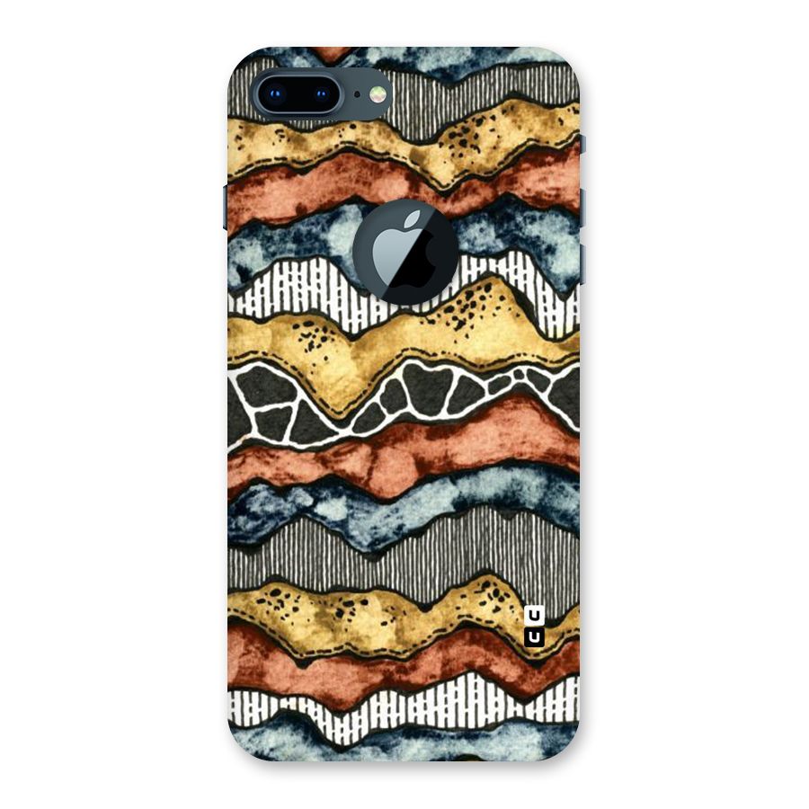 Best Texture Pattern Back Case for iPhone 7 Plus Logo Cut