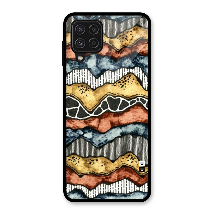 Best Texture Pattern Glass Back Case for Galaxy A22 4G