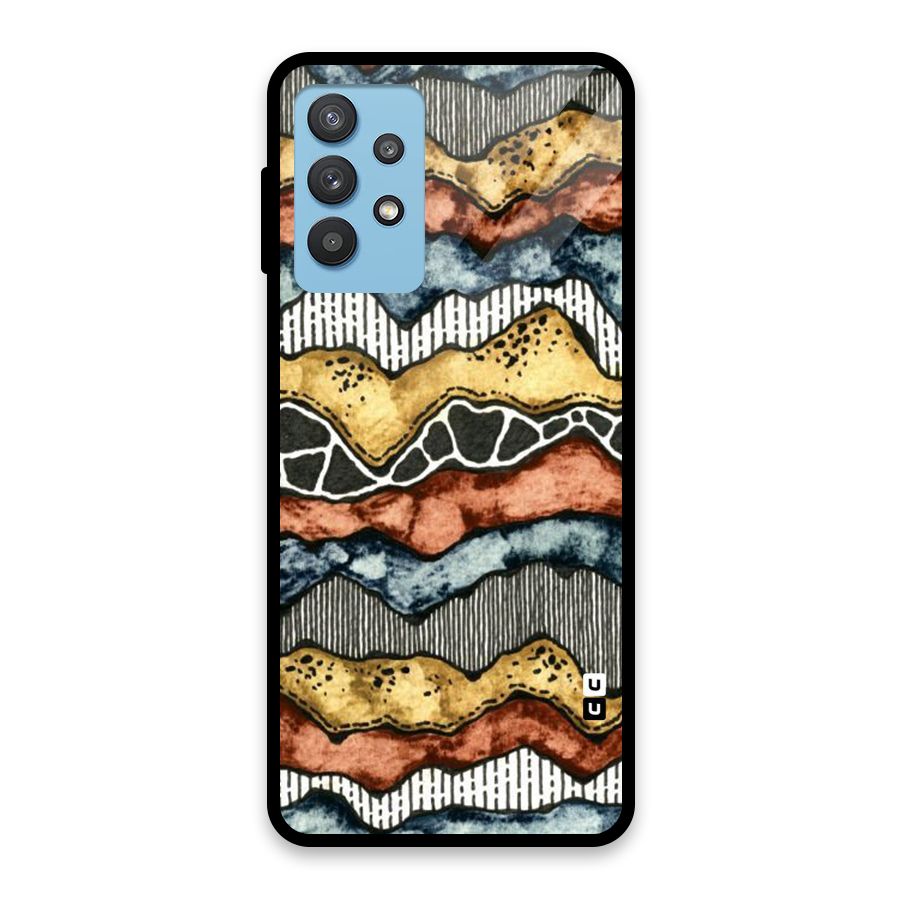 Best Texture Pattern Glass Back Case for Galaxy M32 5G