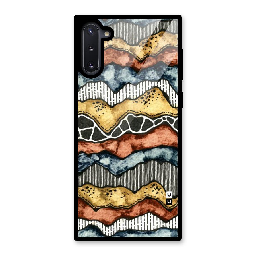 Best Texture Pattern Glass Back Case for Galaxy Note 10