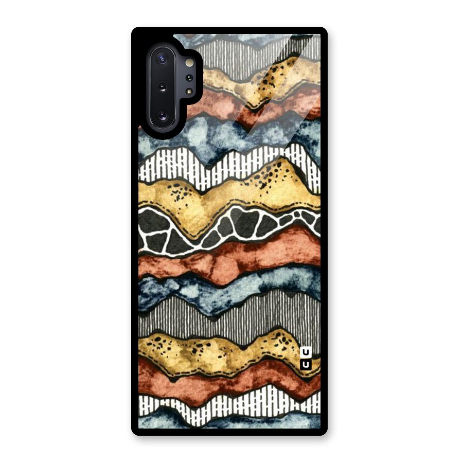Best Texture Pattern Glass Back Case for Galaxy Note 10 Plus