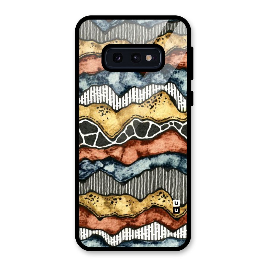 Best Texture Pattern Glass Back Case for Galaxy S10e