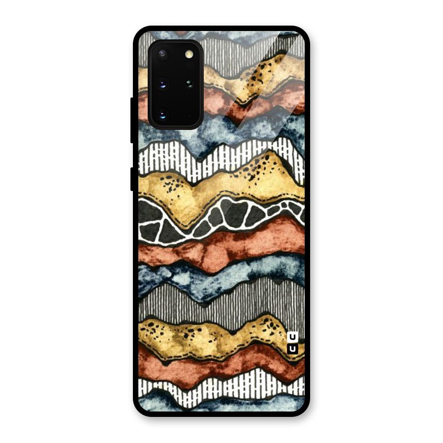 Best Texture Pattern Glass Back Case for Galaxy S20 Plus