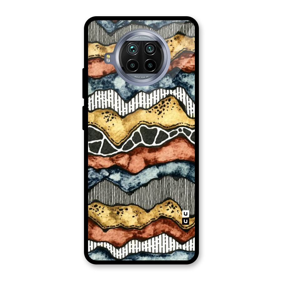 Best Texture Pattern Glass Back Case for Mi 10i