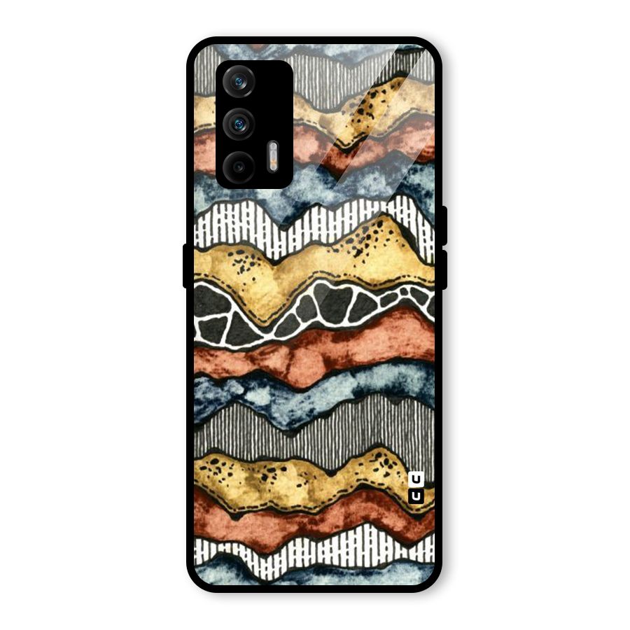 Best Texture Pattern Glass Back Case for Realme GT 5G