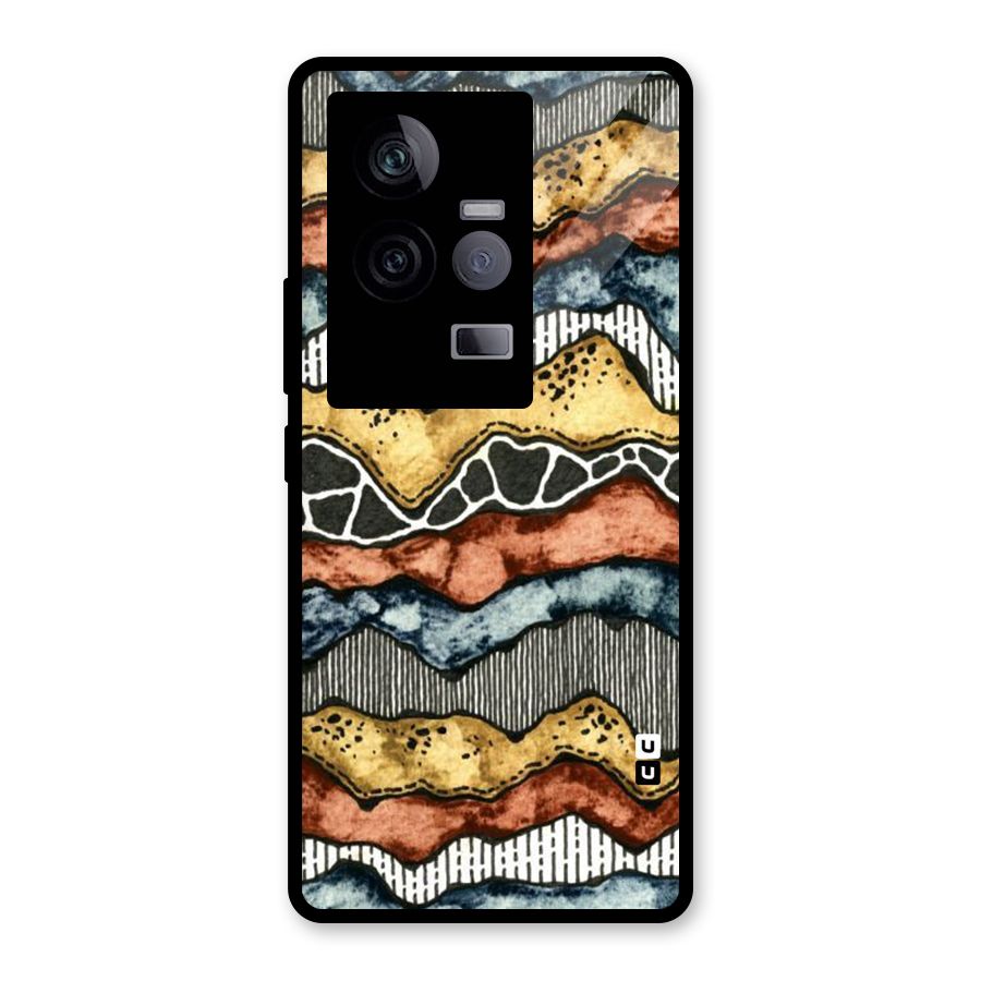 Best Texture Pattern Glass Back Case for Vivo iQOO 11 5G