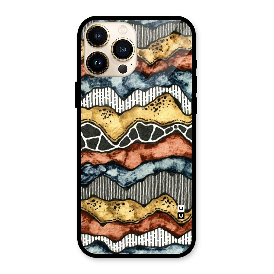 Best Texture Pattern Glass Back Case for iPhone 13 Pro Max