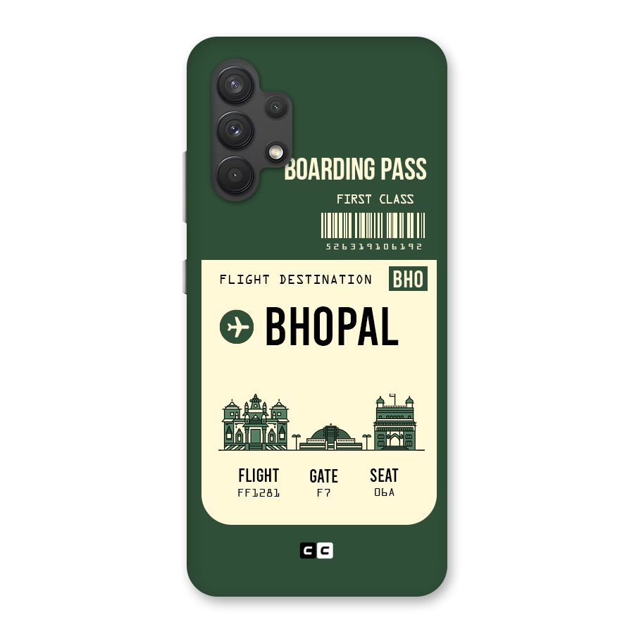 Bhopal Boarding Pass Back Case for Galaxy A32