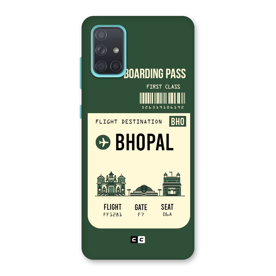 Bhopal Boarding Pass Back Case for Galaxy A71