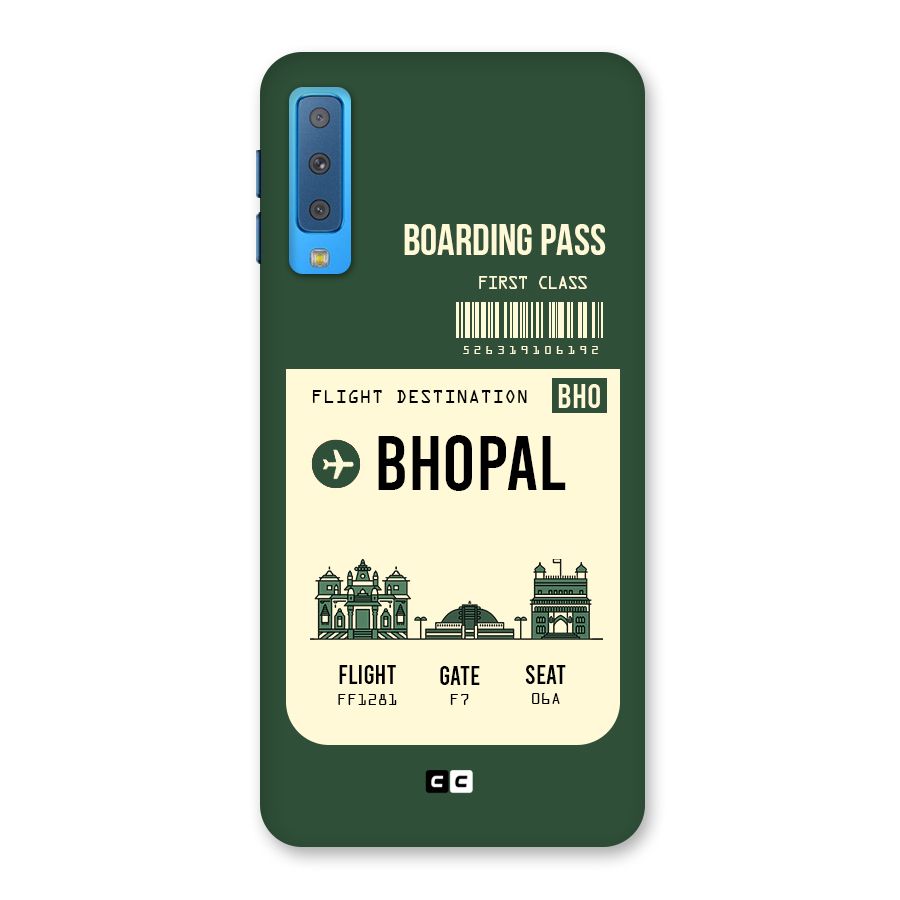 Bhopal Boarding Pass Back Case for Galaxy A7 (2018)