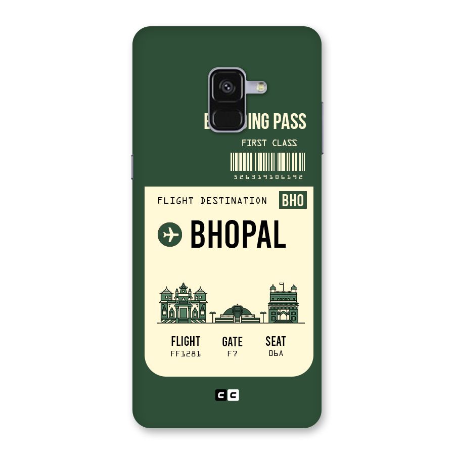 Bhopal Boarding Pass Back Case for Galaxy A8 Plus