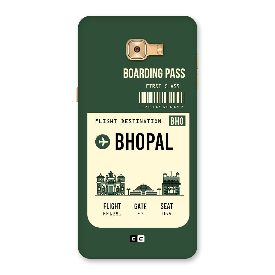 Bhopal Boarding Pass Back Case for Galaxy C9 Pro