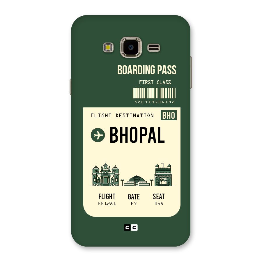 Bhopal Boarding Pass Back Case for Galaxy J7 Nxt