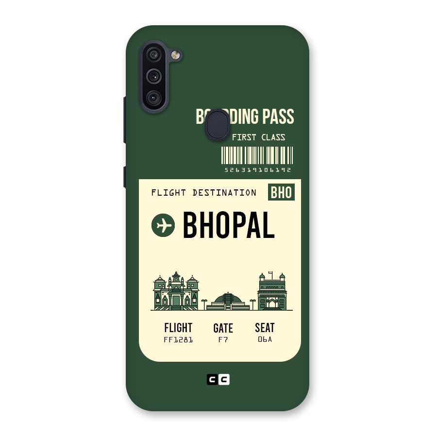 Bhopal Boarding Pass Back Case for Galaxy M11