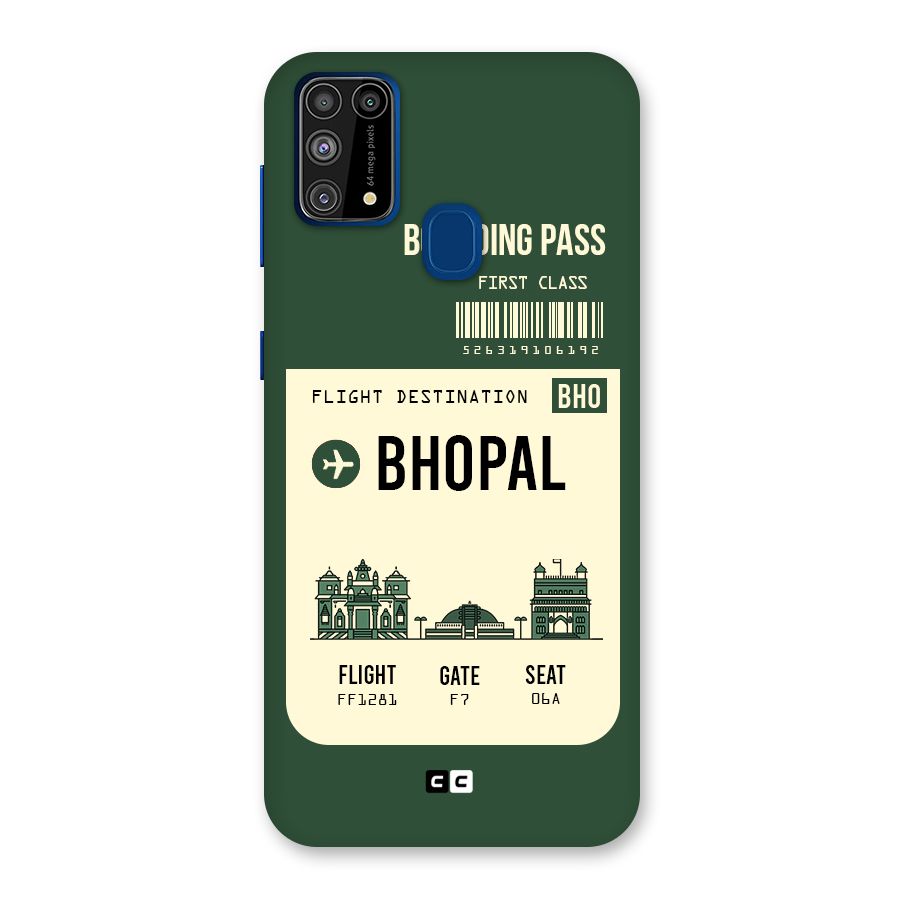 Bhopal Boarding Pass Back Case for Galaxy M31