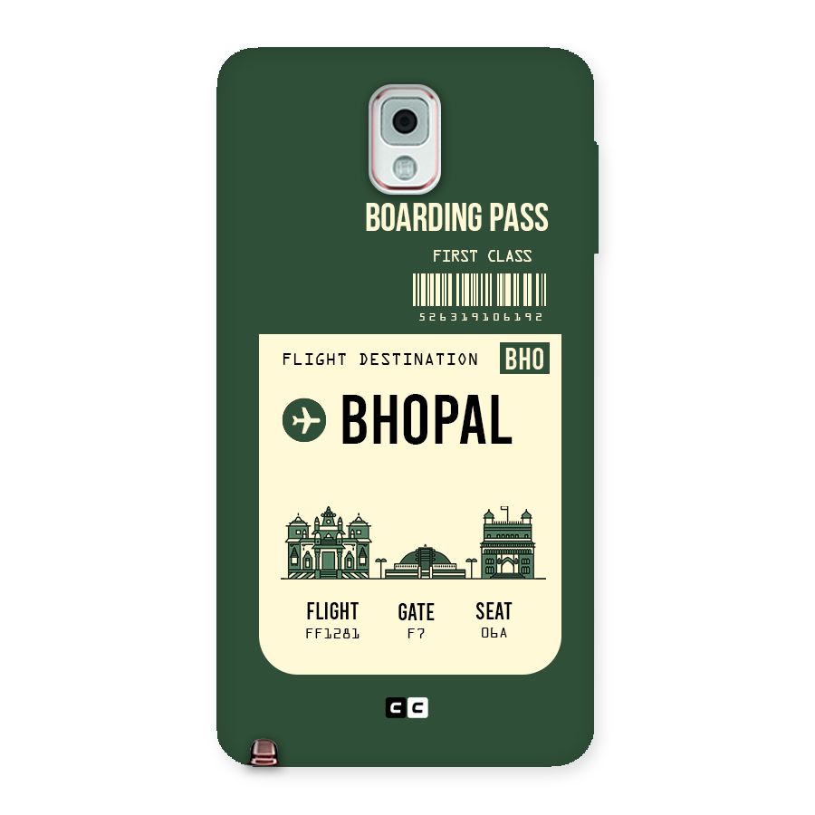 Bhopal Boarding Pass Back Case for Galaxy Note 3