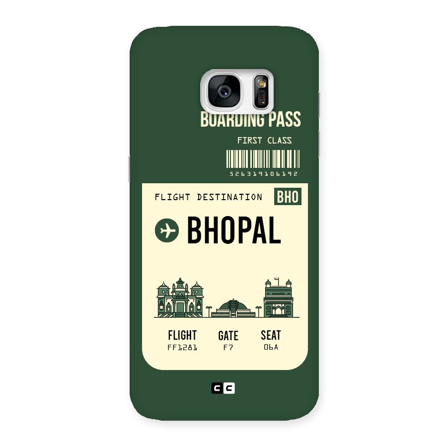 Bhopal Boarding Pass Back Case for Galaxy S7 Edge