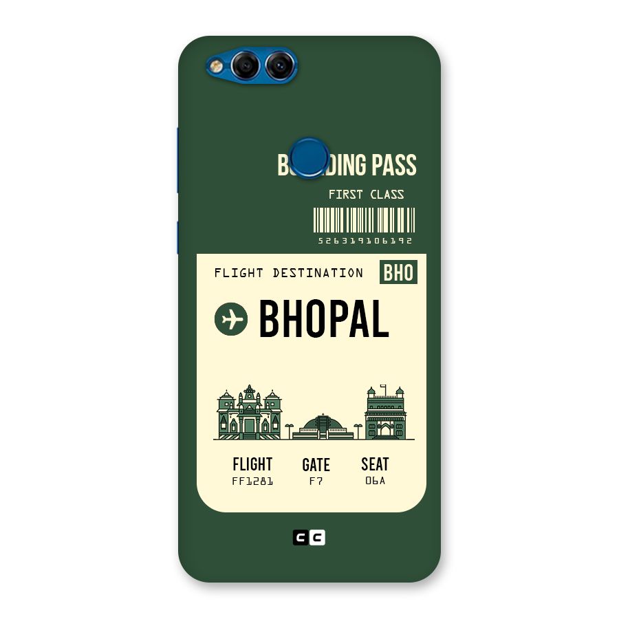 Bhopal Boarding Pass Back Case for Honor 7X