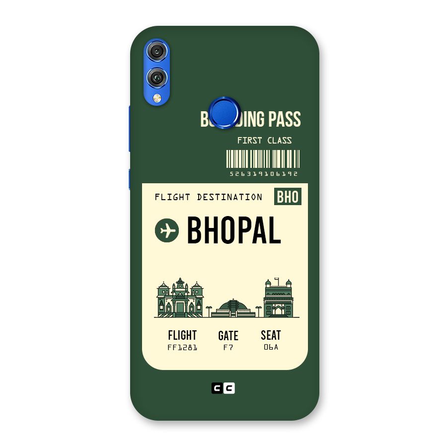 Bhopal Boarding Pass Back Case for Honor 8X