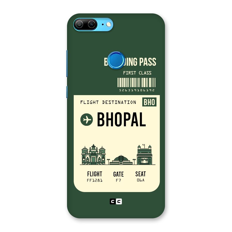 Bhopal Boarding Pass Back Case for Honor 9 Lite