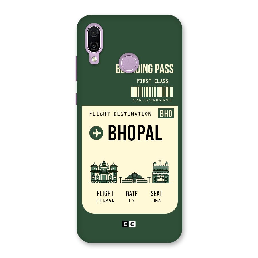 Bhopal Boarding Pass Back Case for Honor Play