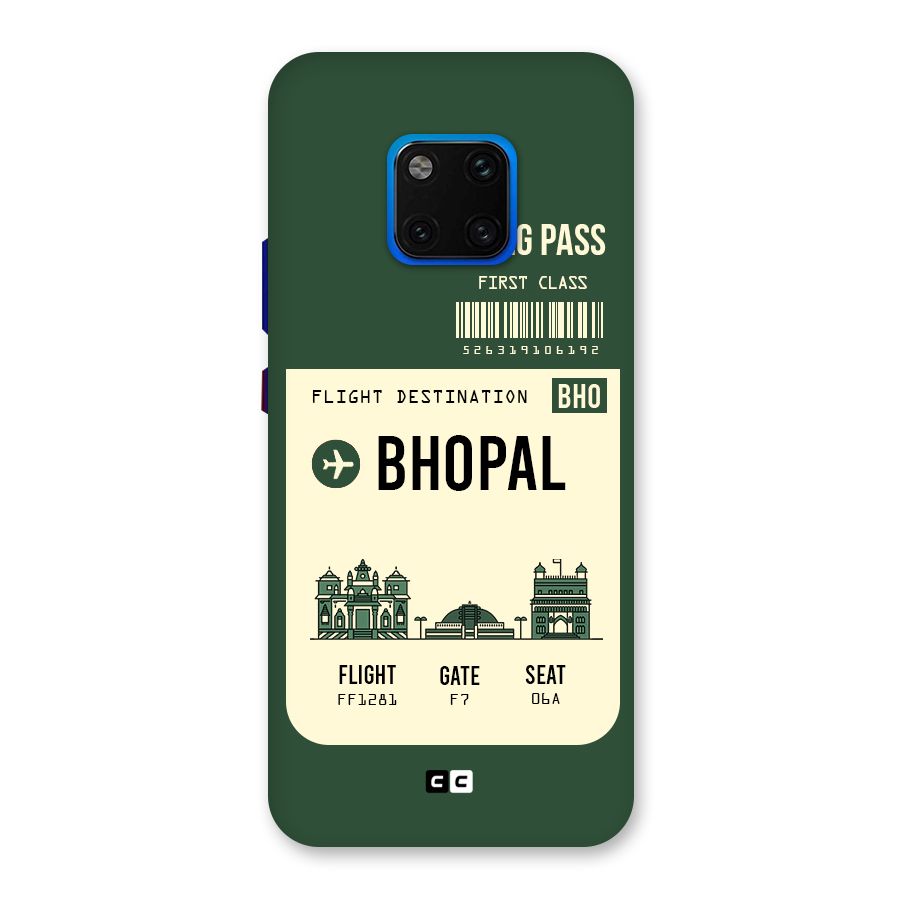 Bhopal Boarding Pass Back Case for Huawei Mate 20 Pro