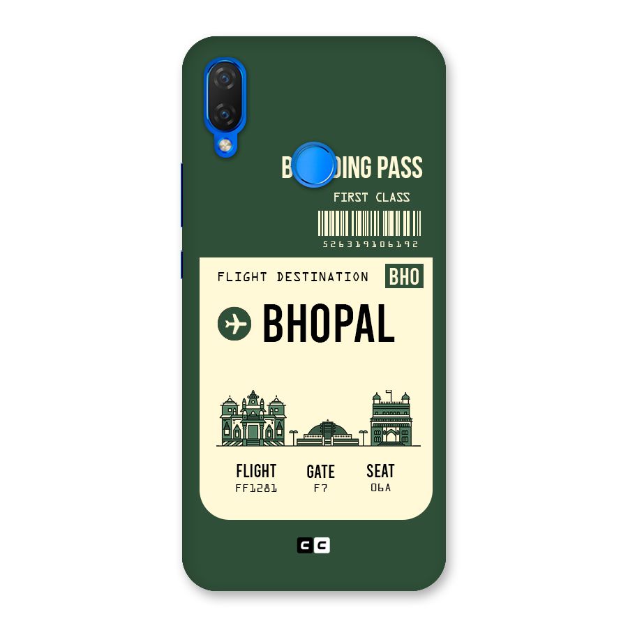 Bhopal Boarding Pass Back Case for Huawei P Smart+