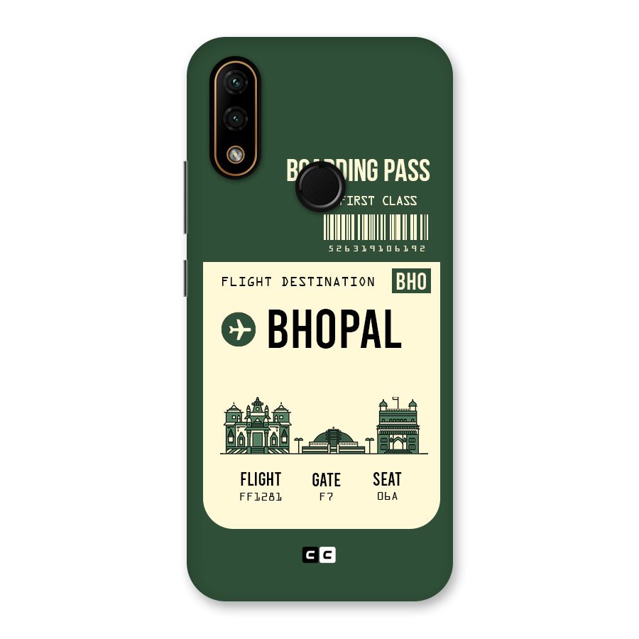 Bhopal Boarding Pass Back Case for Lenovo A6 Note