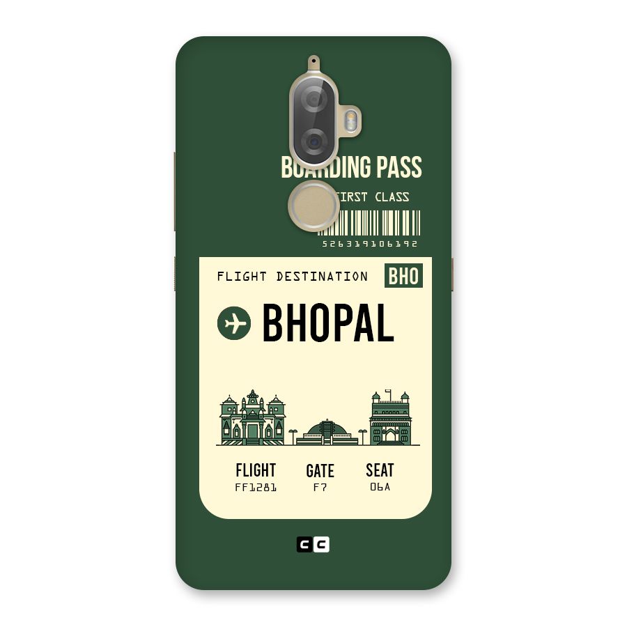 Bhopal Boarding Pass Back Case for Lenovo K8 Plus