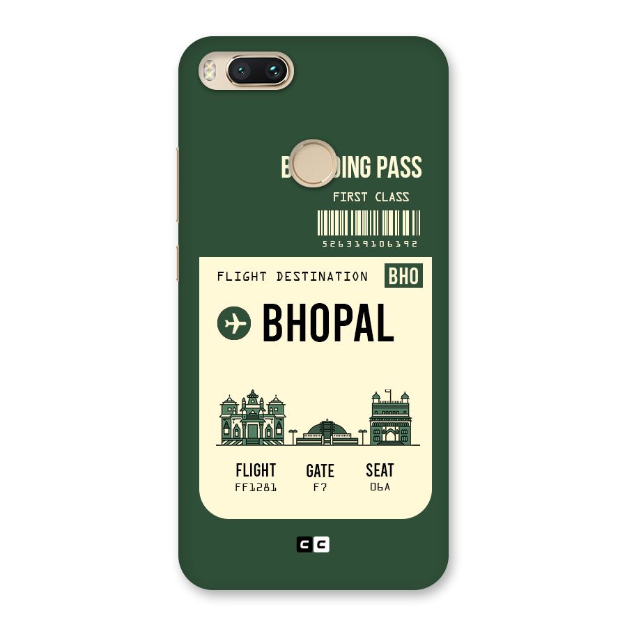 Bhopal Boarding Pass Back Case for Mi A1